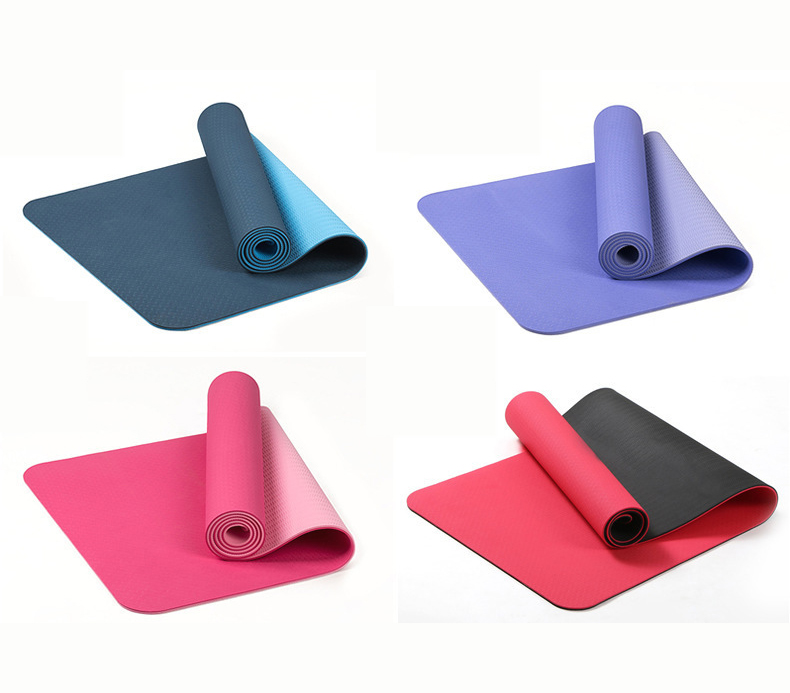 Thảm Yoga 2 lớp loại đẹp - Cao cấp kèm túi lưới-350k (3)
