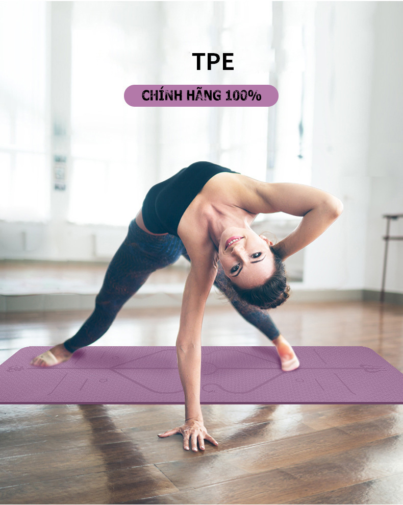 Thảm yoga 1 lớp đơn sắc đường viền cơ thể cao cấp-450k (14)
