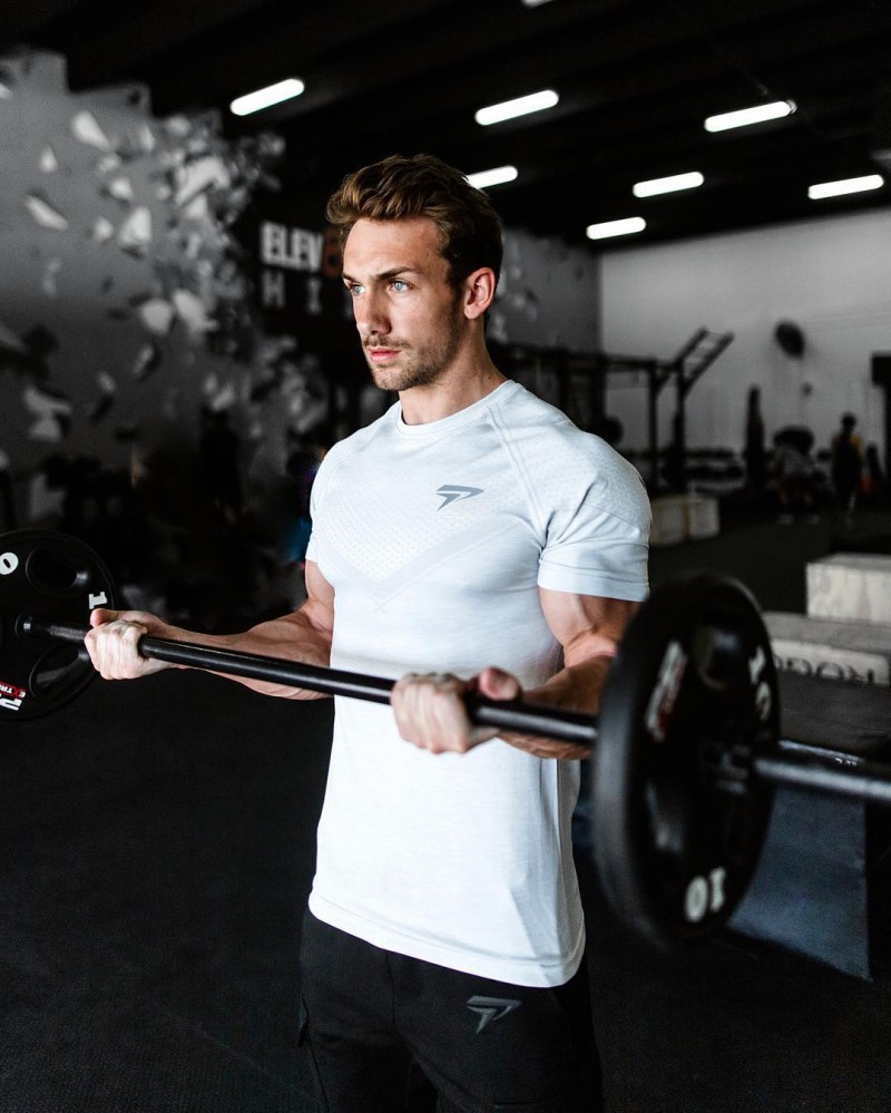 Cộc tay gym nam PHYSIQ-DT-LL(T105) trắng-255k (2)