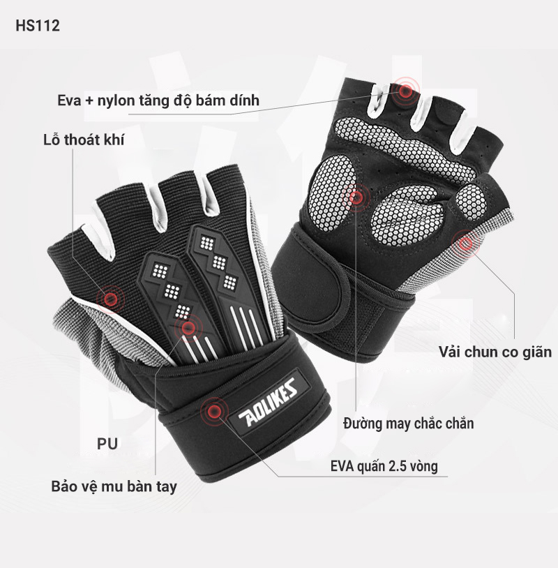 Găng tay nam Aolikes có quấn cổ tay HS115-245k (8)