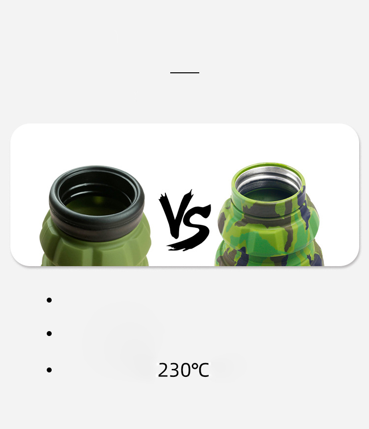Bình nước Silicon hình quả mìn dung tích 600ml-250k (10)