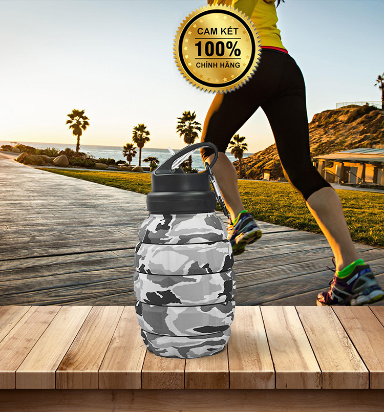 Bình nước Silicon hình quả mìn dung tích 600ml-250k (8)