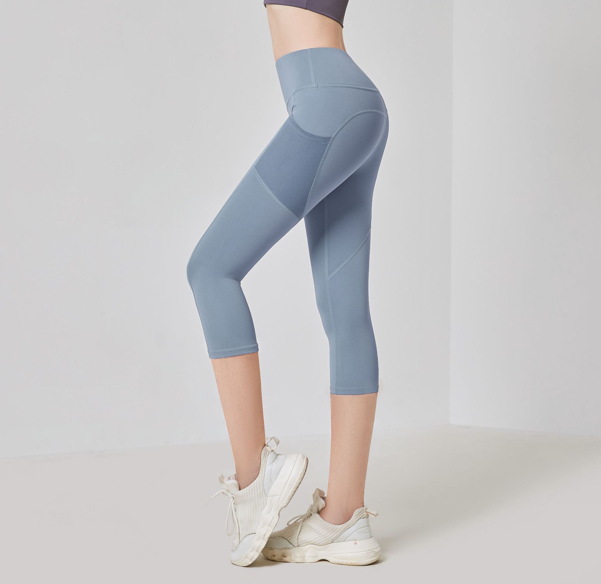 1.Quần ngố gym yoga nữ túi lưới MT7FKDF-285k SALE 150k (1)