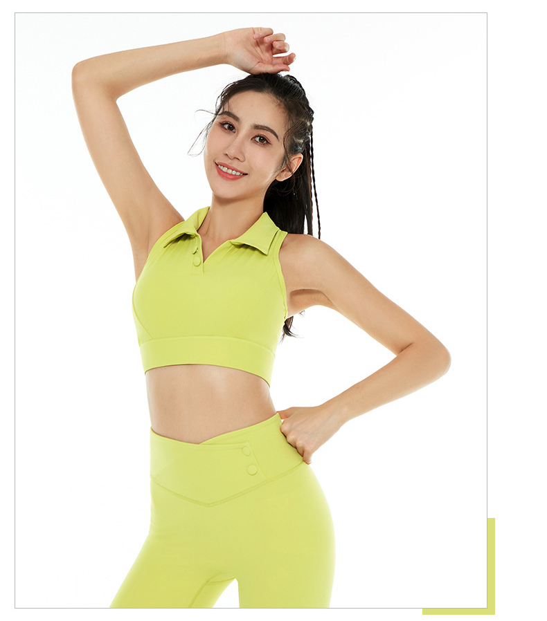 3.Fullset gym yoga nữ quần quần dài áo bra cổ bẻ chất lulu đẹp CK137+WX136-650k SALE 450k (1)