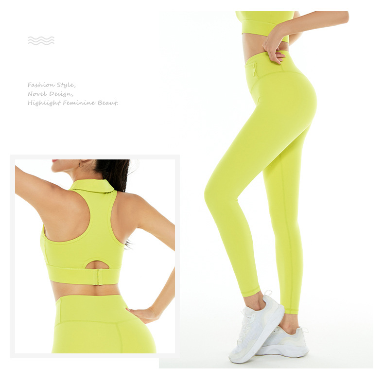3.Fullset gym yoga nữ quần quần dài áo bra cổ bẻ chất lulu đẹp CK137+WX136-650k SALE 450k (6)