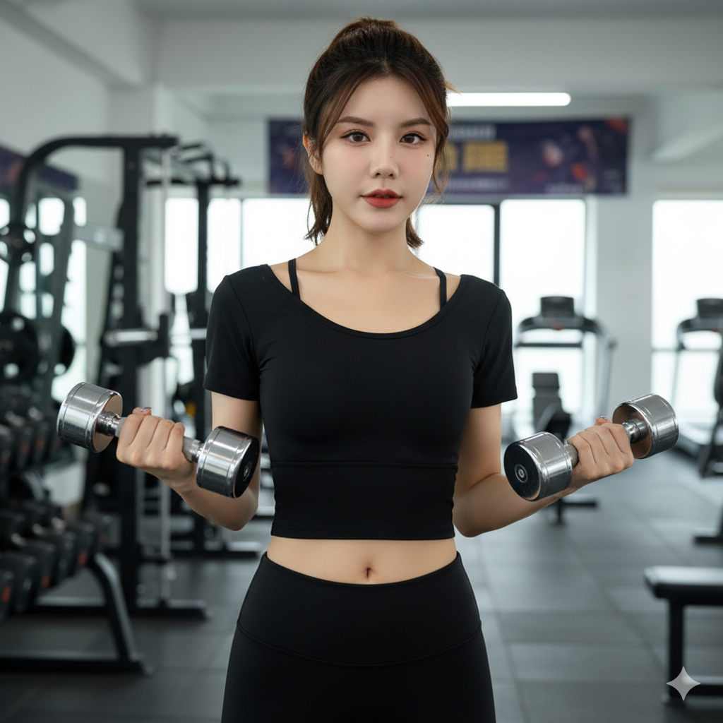 Áo Croptop có đệm ngực phối dây vai CRT024