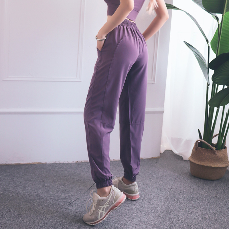 Quần dài gió nữ gym yoga aerobic CK908 295k SALE 155k (1)