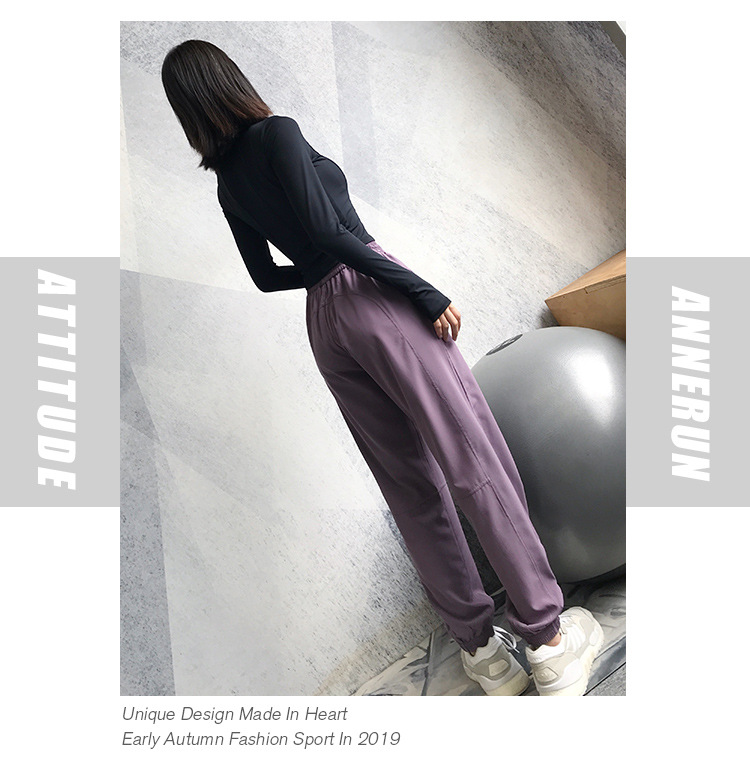 Quần dài gió nữ gym yoga aerobic CK908 295k SALE 155k (7)